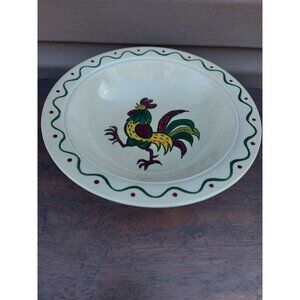 Metlox Poppytrail California Provincial Rooster 10" Serving Bowl Open Vegetable